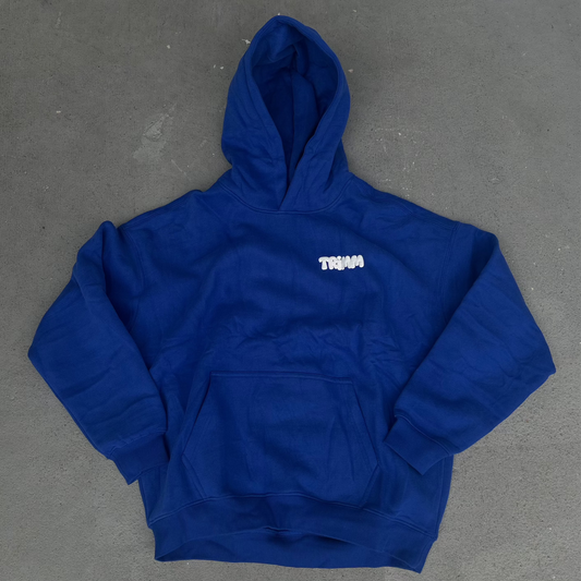 Oversized Trimm Supply Classic Hoodie - Blue