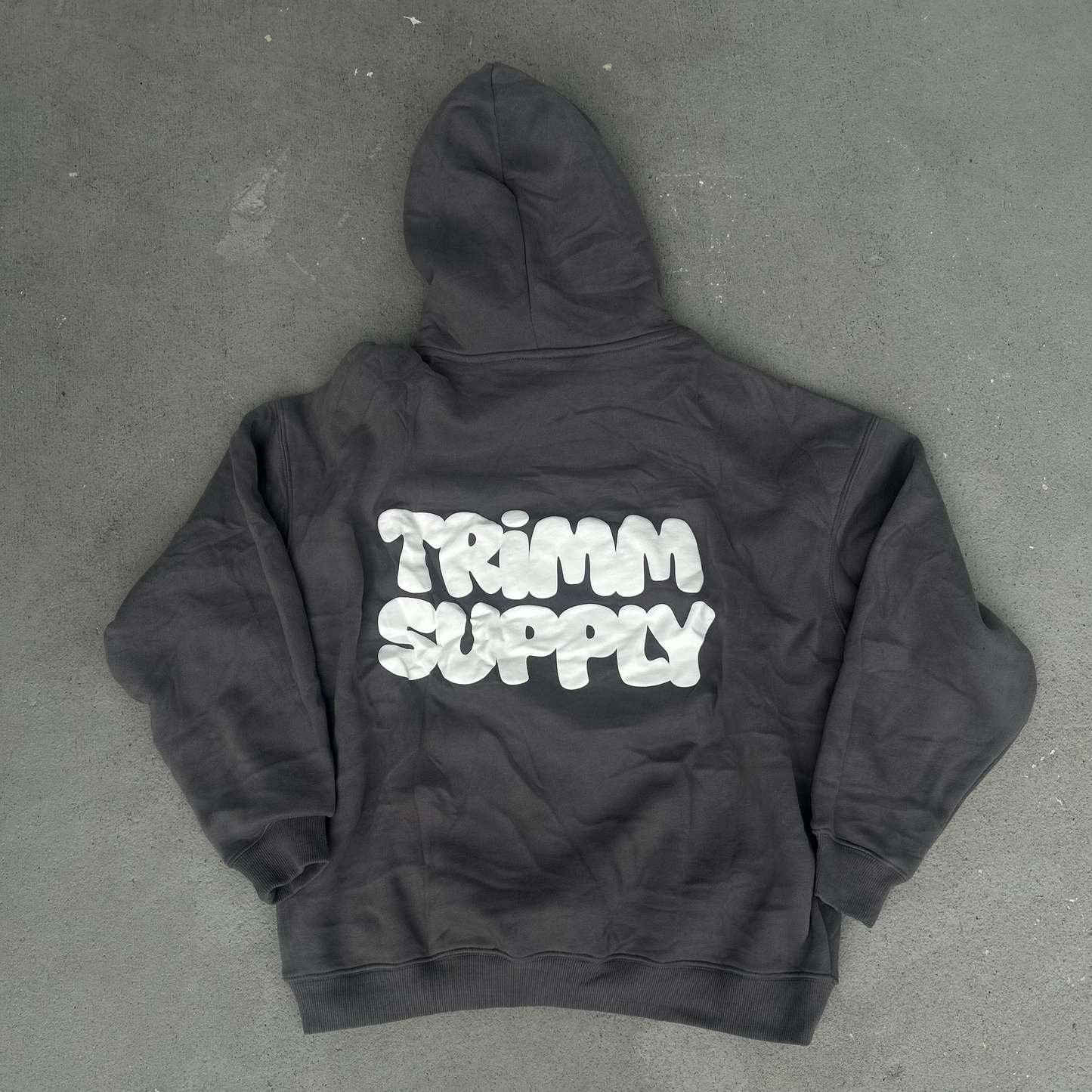 Oversized Trimm Supply Classic Hoodie - Gray