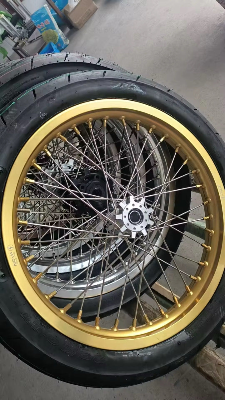 Nova Racing Supermoto Wheelset for LBX, Talaria & Ultra Bee