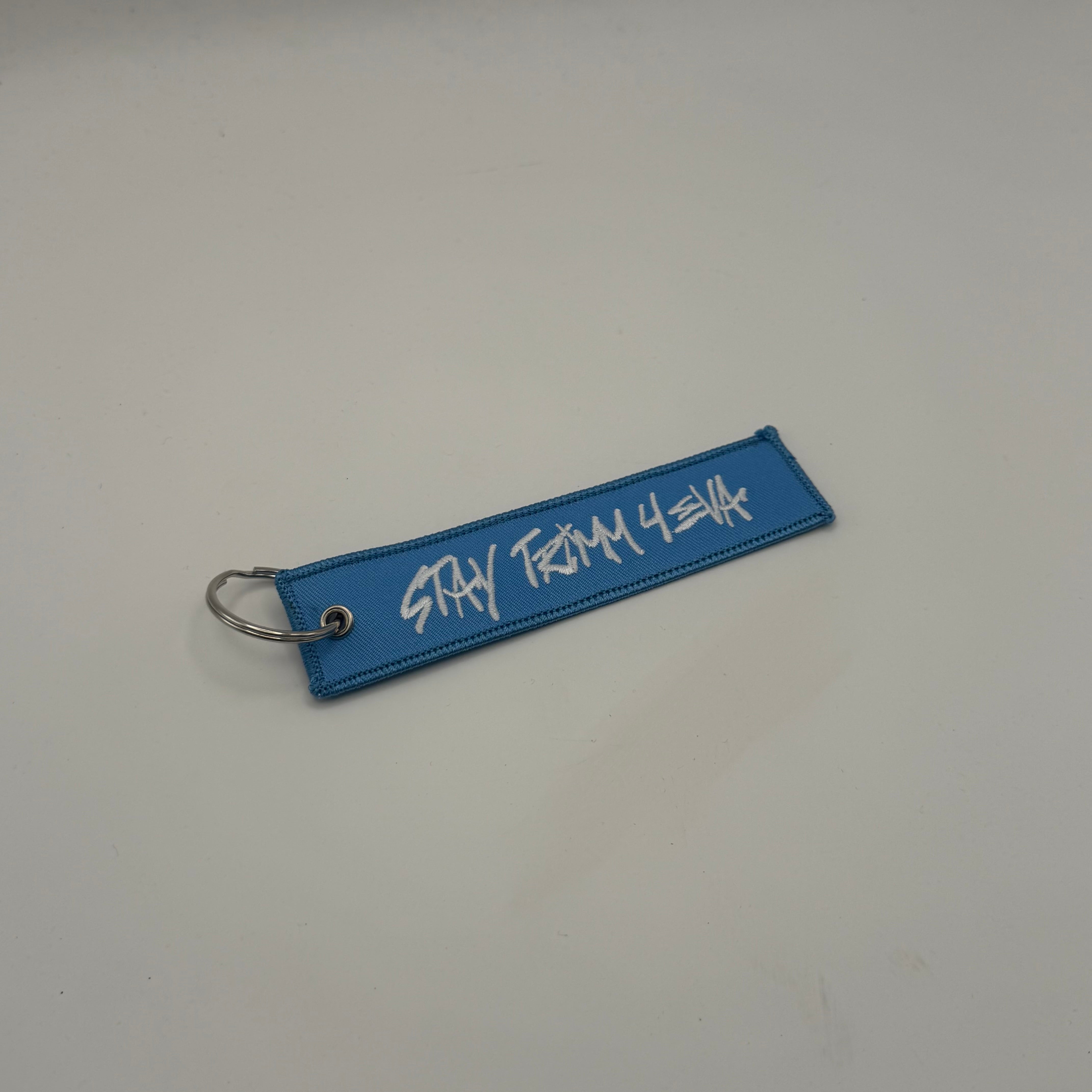 Limited Edition Blue 'Stay Trimm 4EVA'  Keychain and Stickers Kit-4