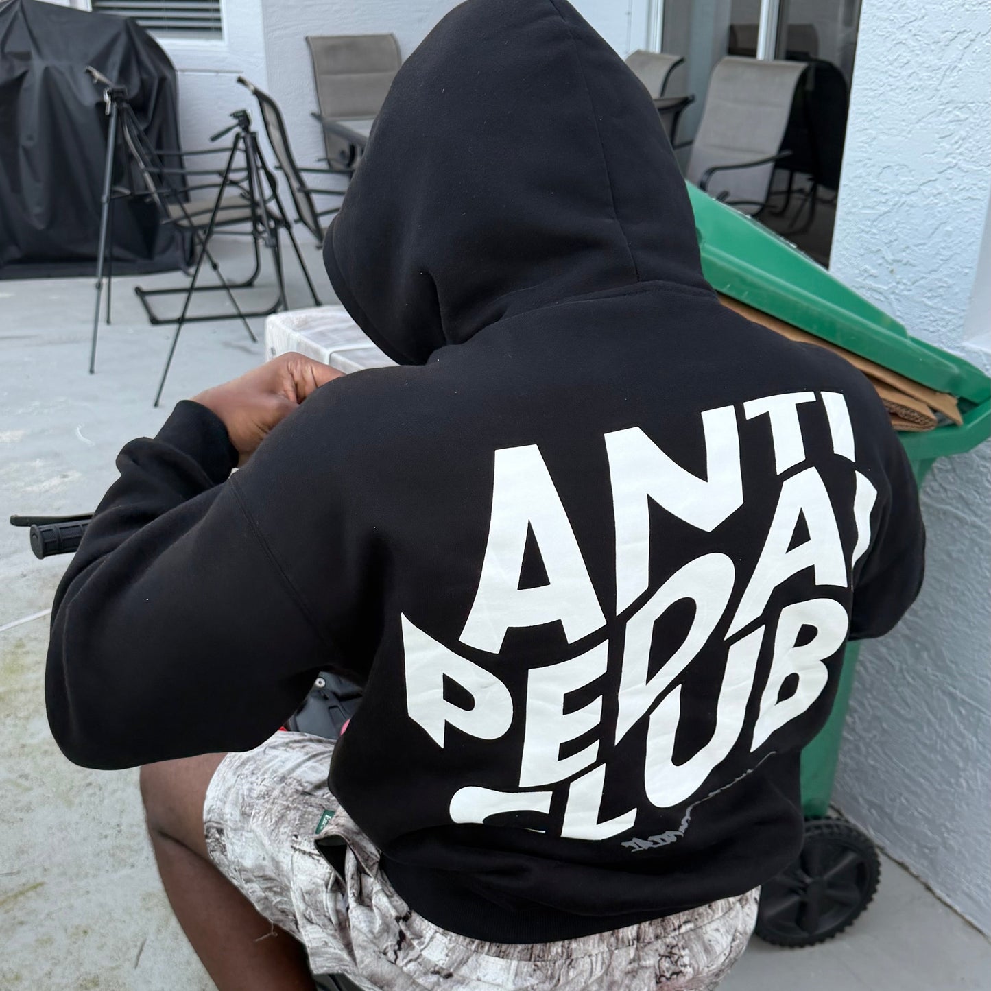 Anti Pedal Club Hoodie - Black