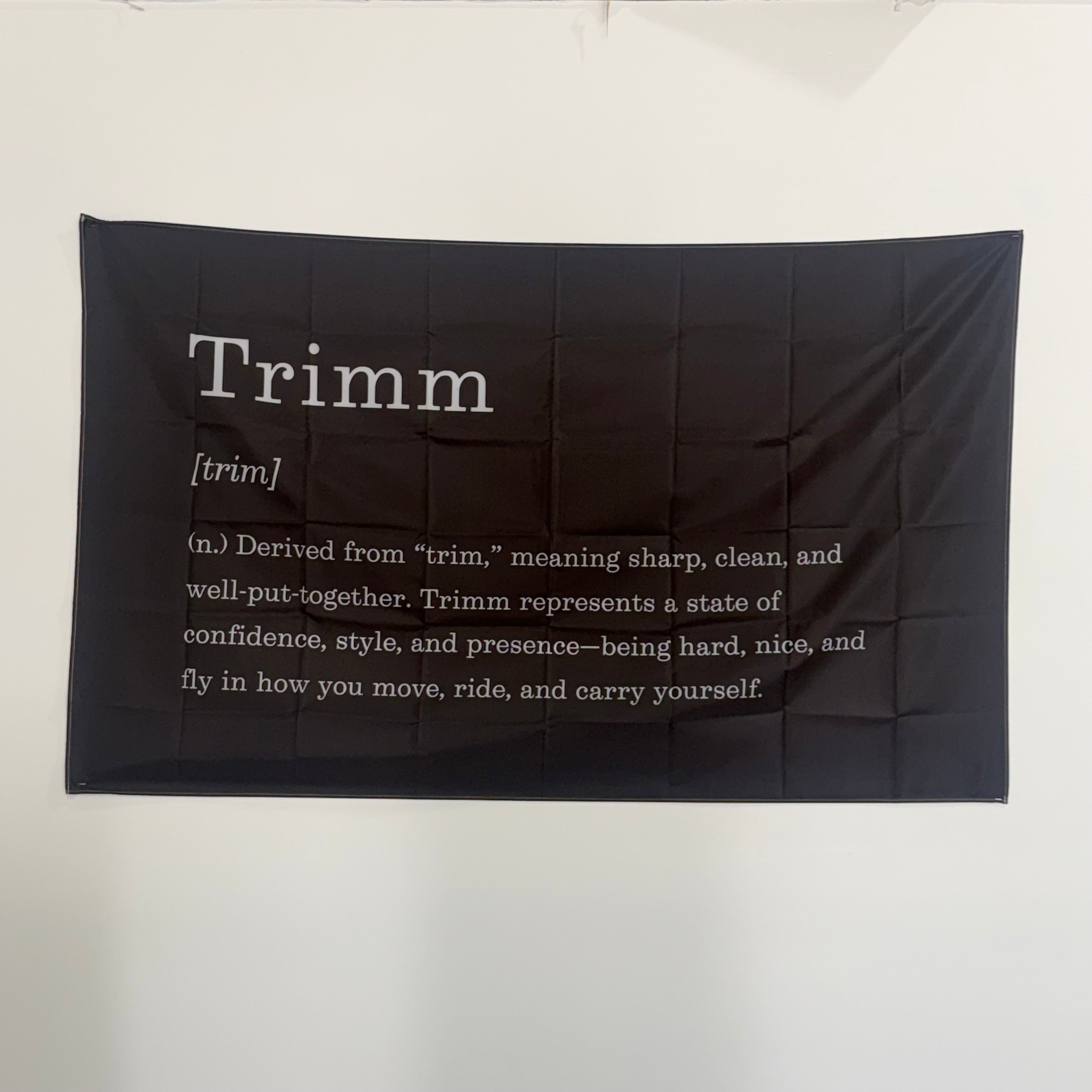 "Trimm" Definition Flag-3