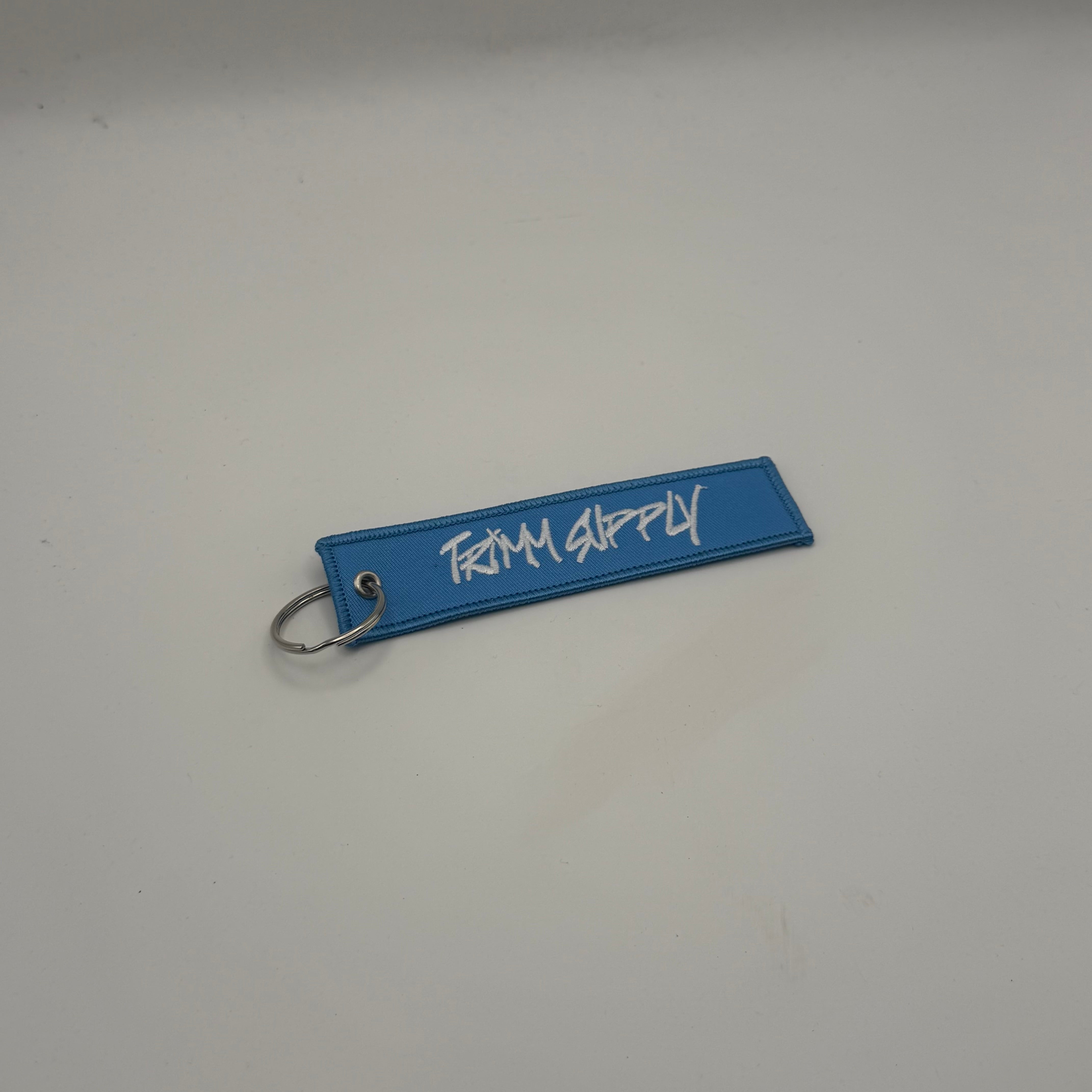 Limited Edition Blue 'Stay Trimm 4EVA'  Keychain and Stickers Kit-3