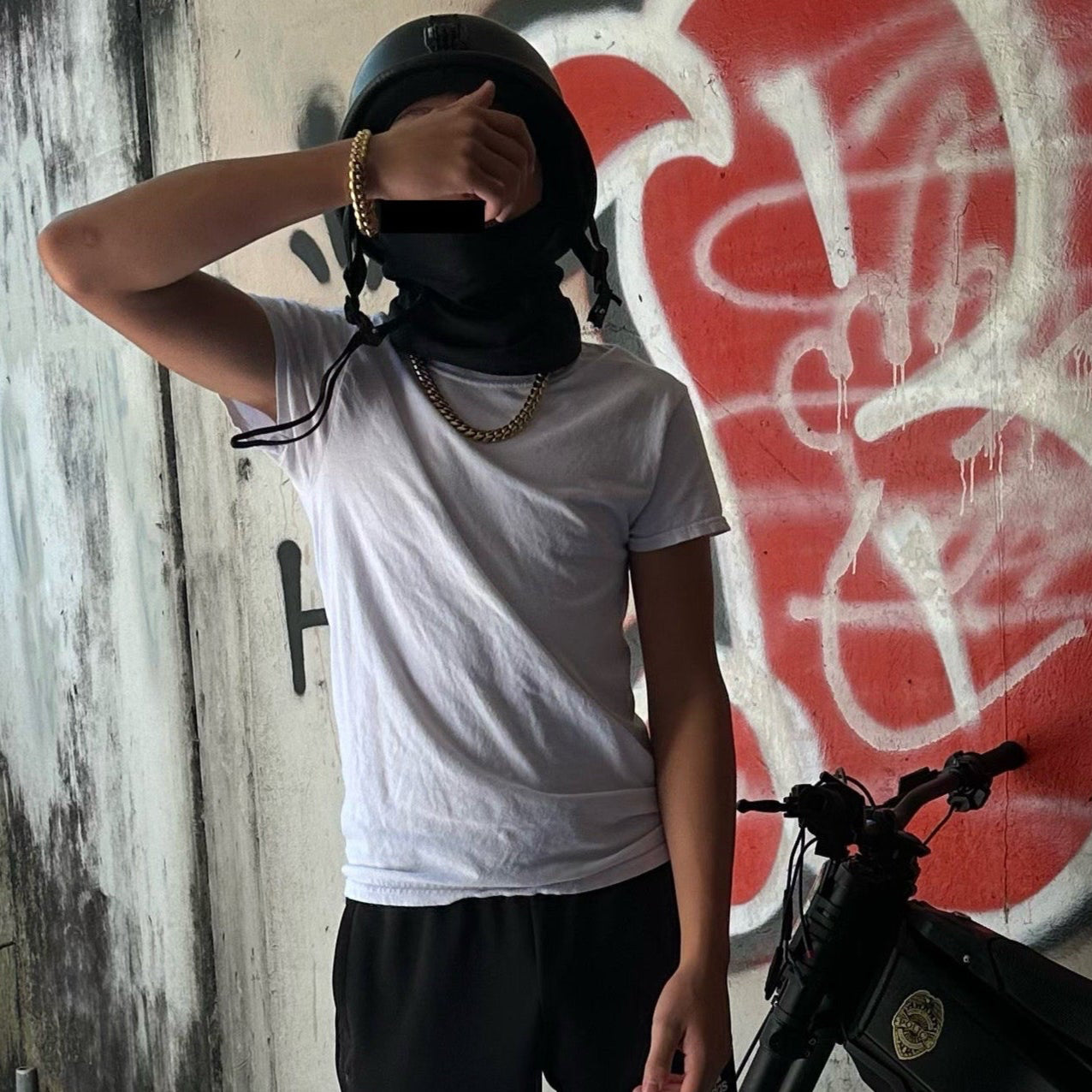 Bikelife Black Bucket Helmet
