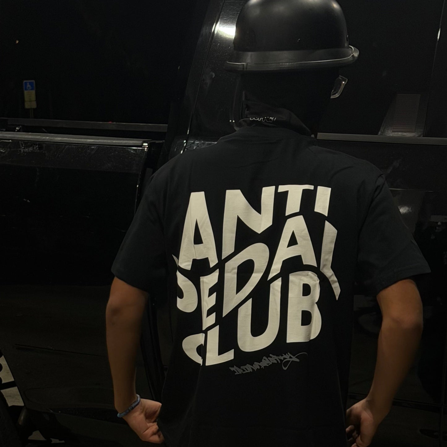 Trimm Supply 'ANTI PEDAL CLUB' Graphic T-Shirt - Black