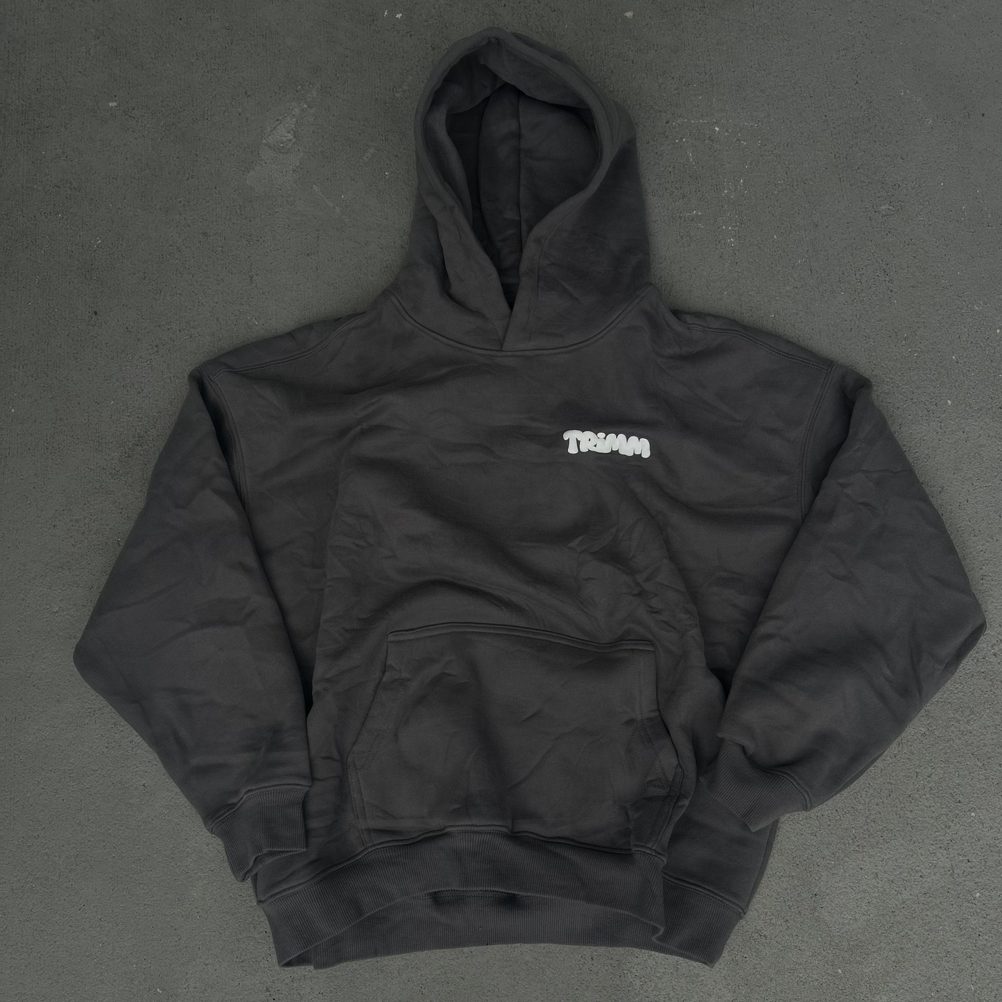 Oversized Trimm Supply Classic Hoodie - Gray