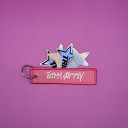 Limited Edition Pink 'Stay Trimm 4EVA'  Keychain and Stickers Kit