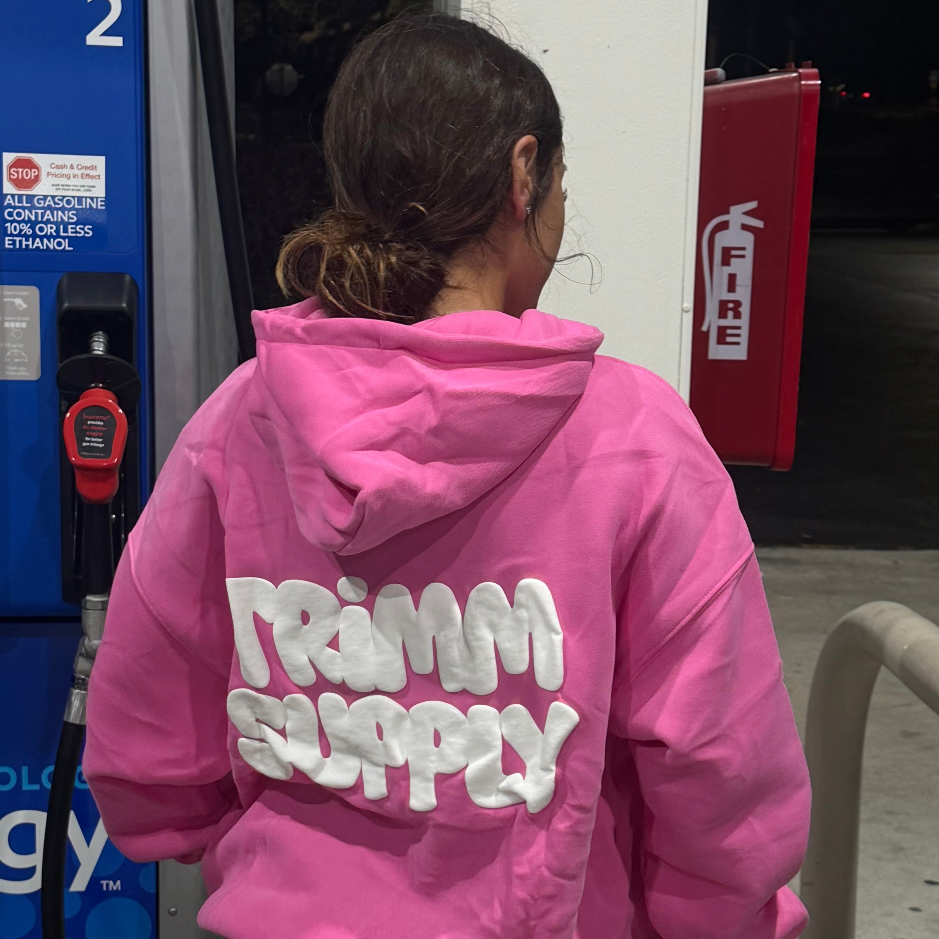 Trimm Supply Classic Hoodie - Pink-7