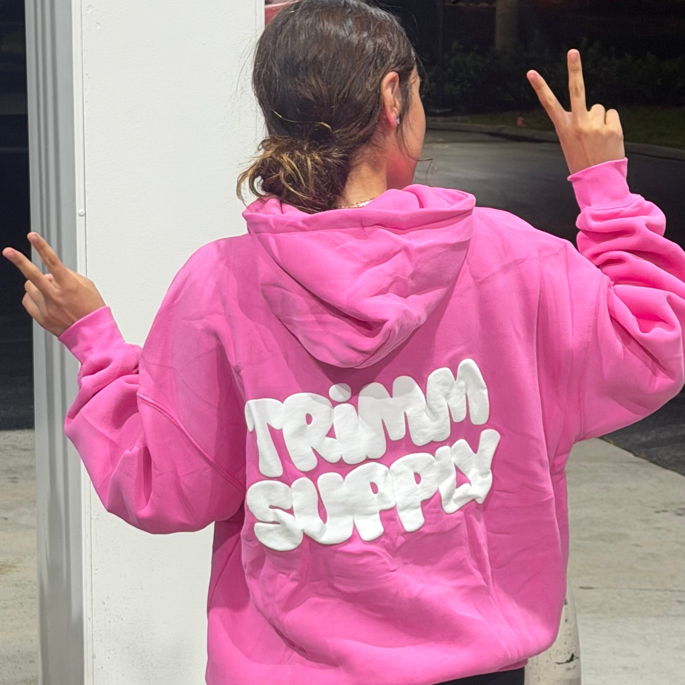 Trimm Supply Classic Hoodie - Pink