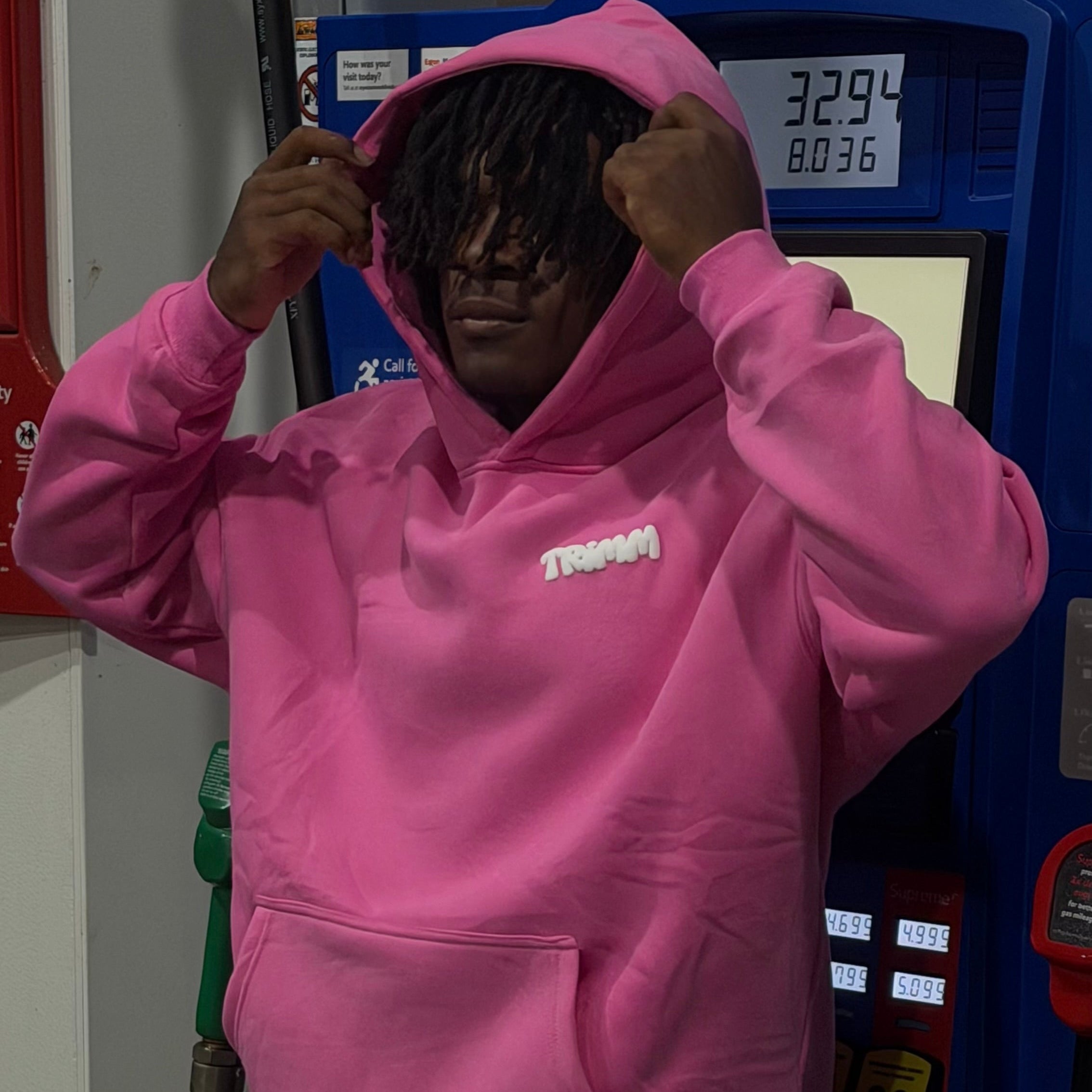 Trimm Supply Classic Hoodie - Pink-3