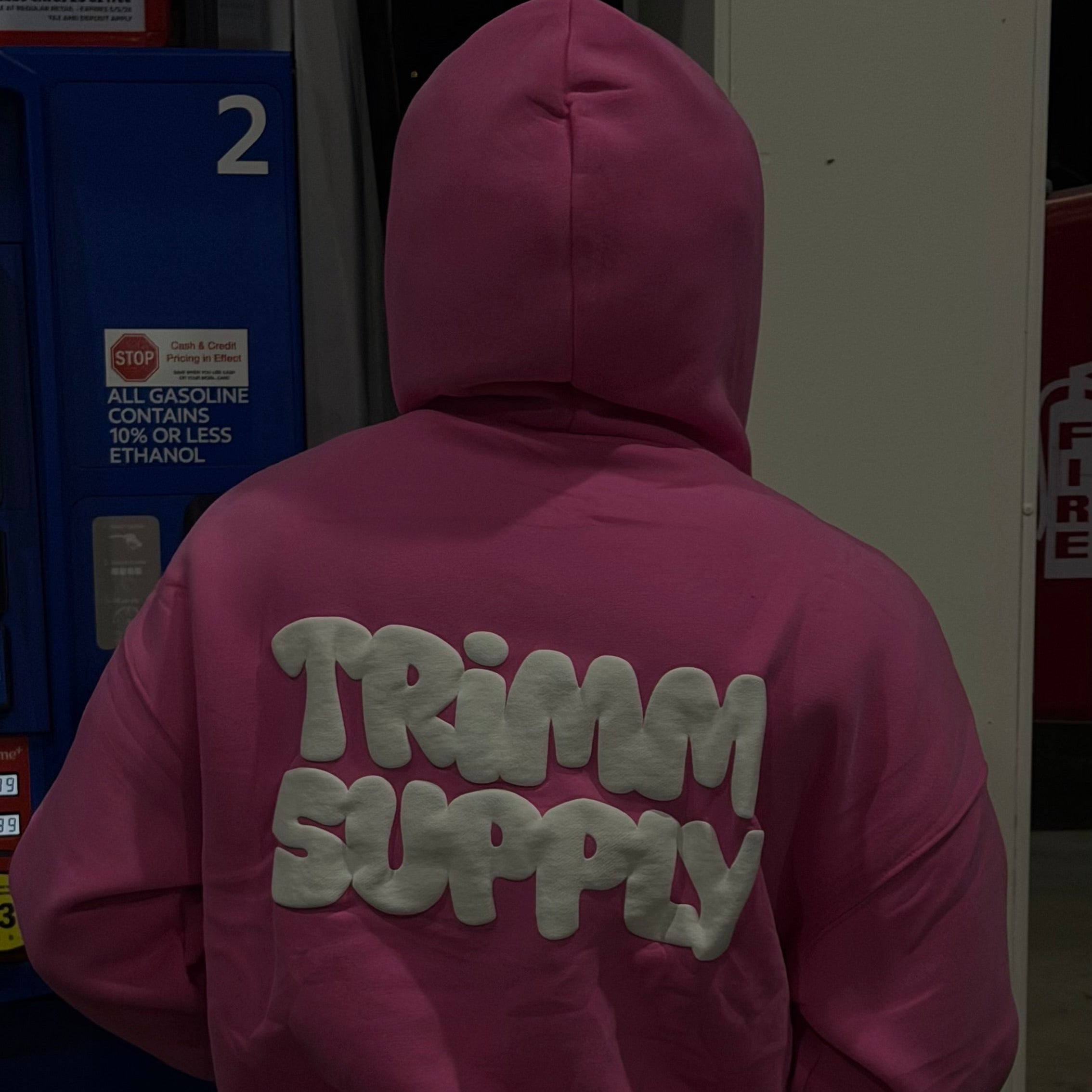 Trimm Supply Classic Hoodie - Pink-6