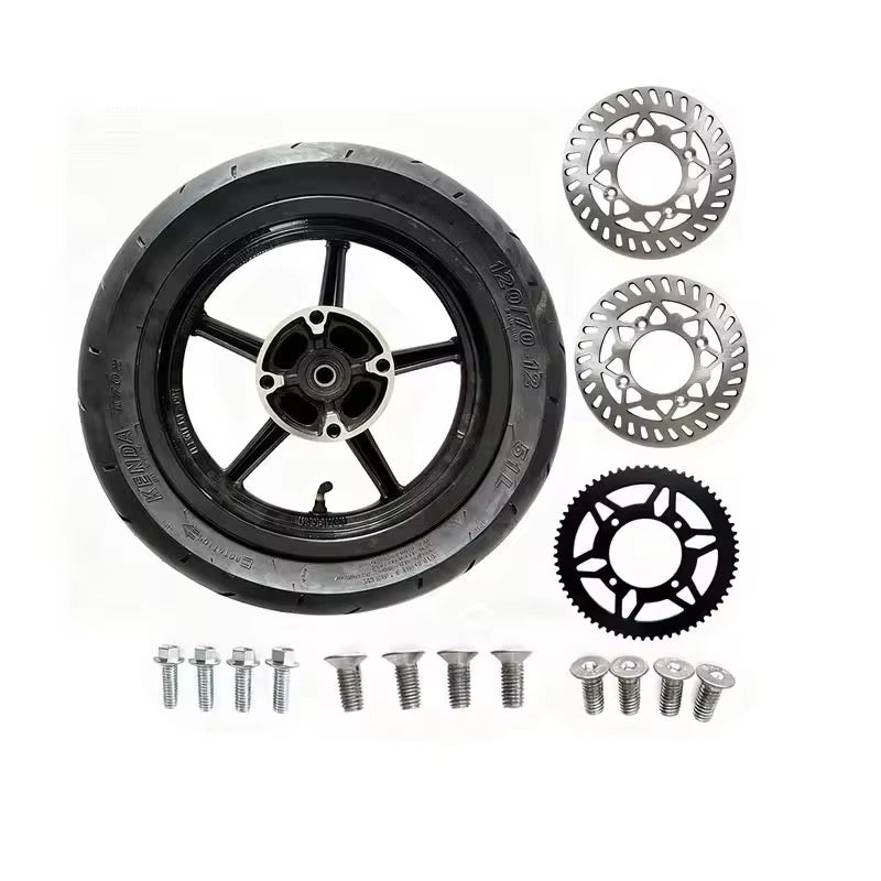 "FATTY" Supermoto Sets With Sprockets and Rotors - For Yozma IN10 and Tuttio Soliel 01-2