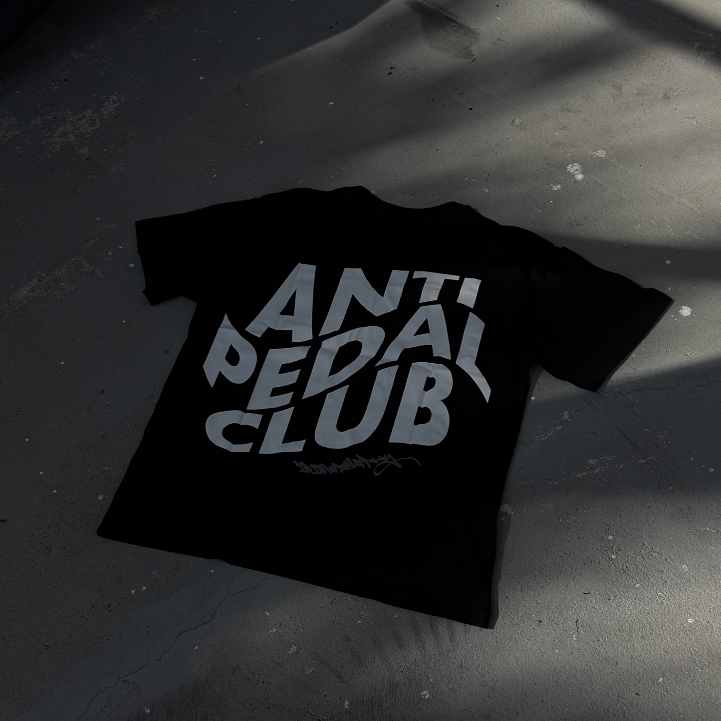 Trimm Supply 'ANTI PEDAL CLUB' Graphic T-Shirt - Black