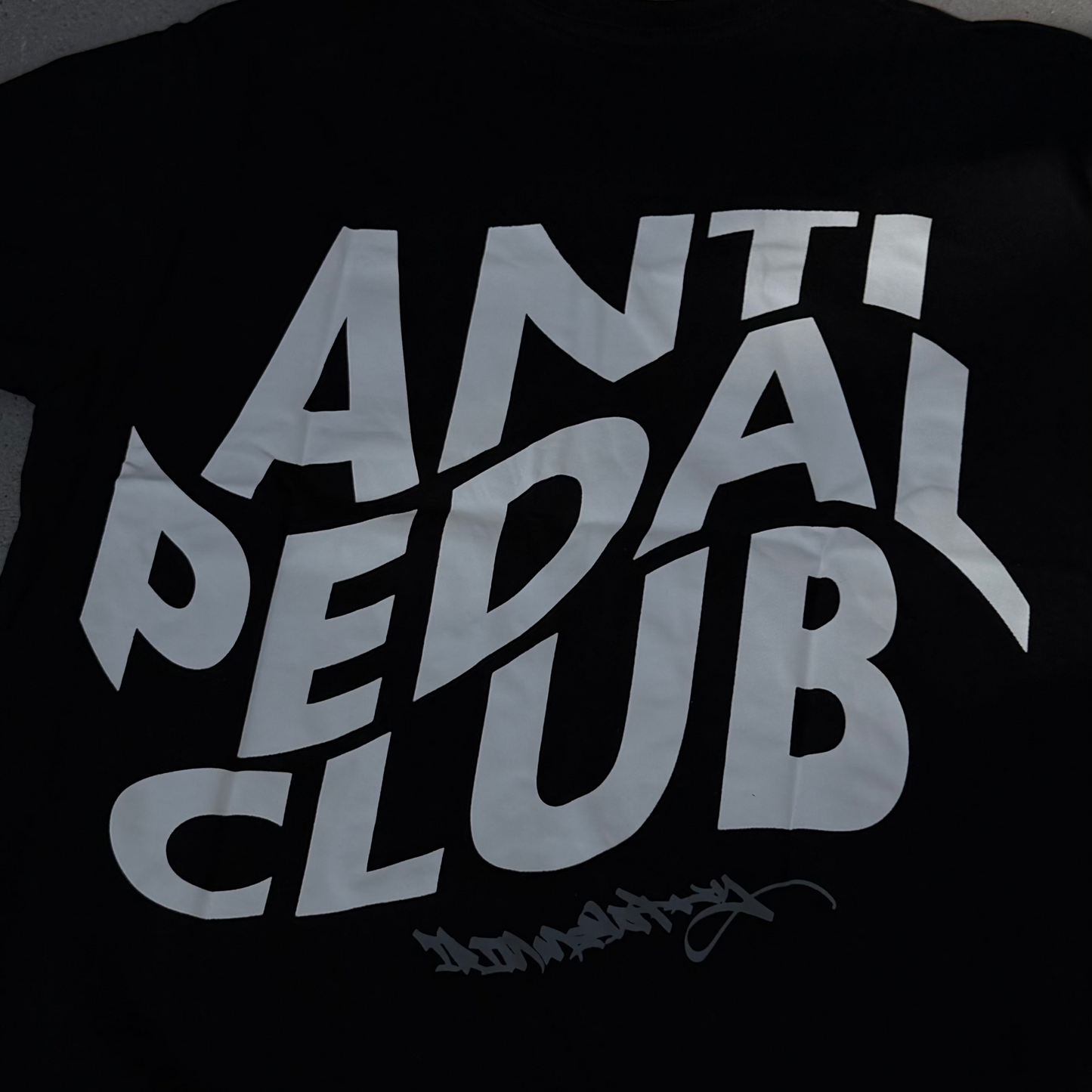Trimm Supply 'ANTI PEDAL CLUB' Graphic T-Shirt - Black